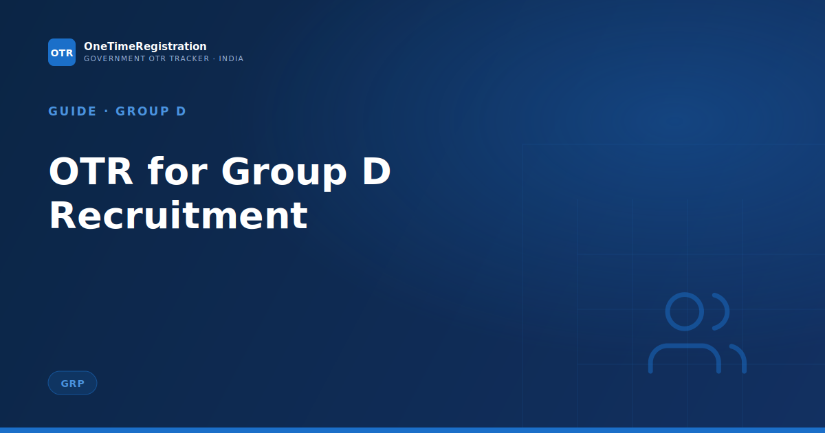 OTR for Group D Recruitment