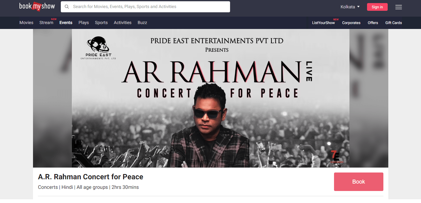 Ar rhaman concert 2023