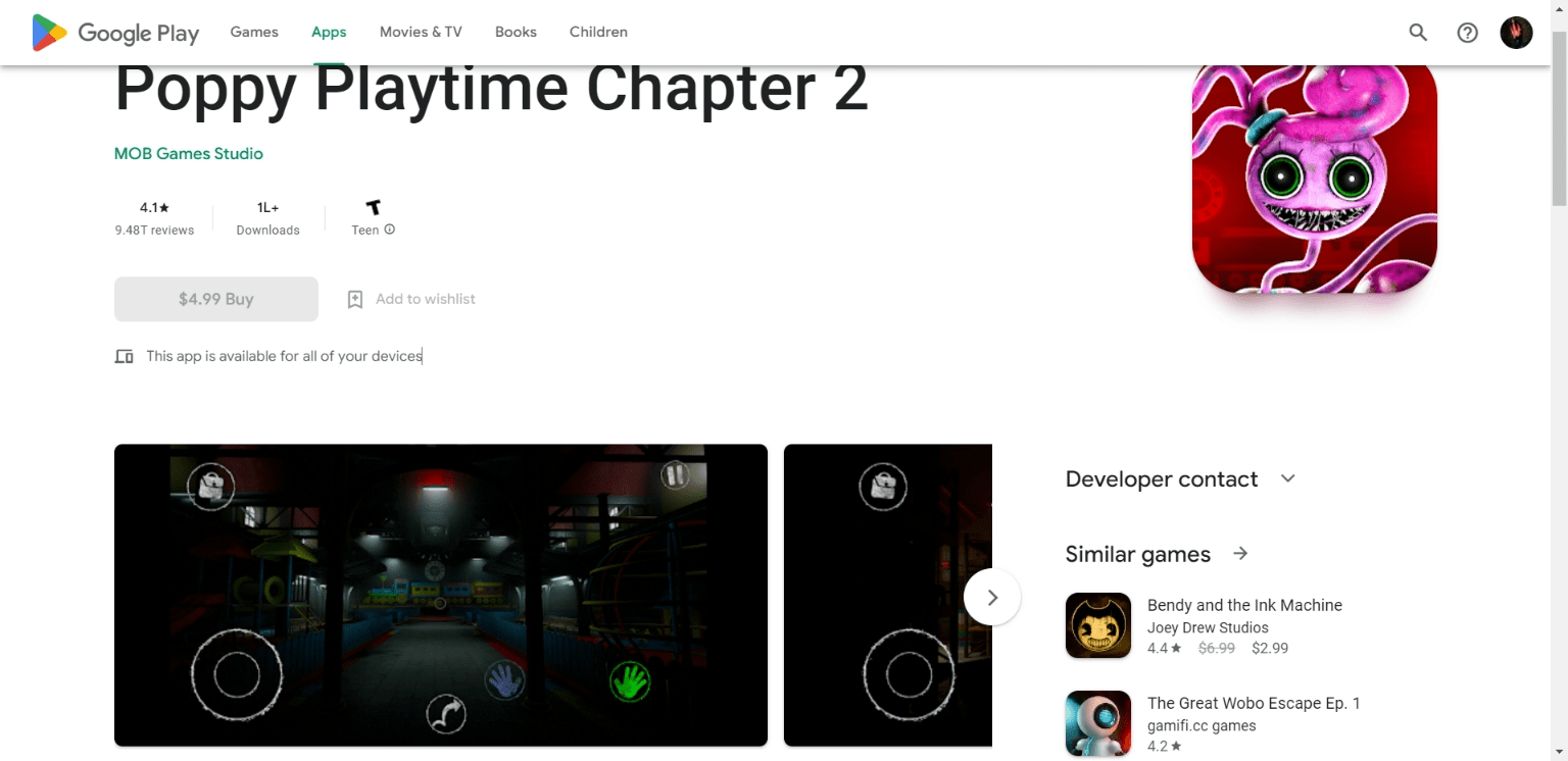 Poppy playtime chapter 2 Mod