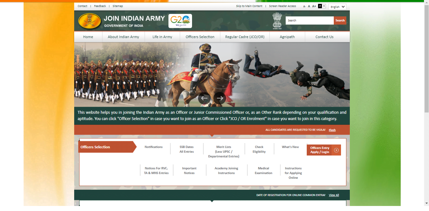 Agniveer Army Registration