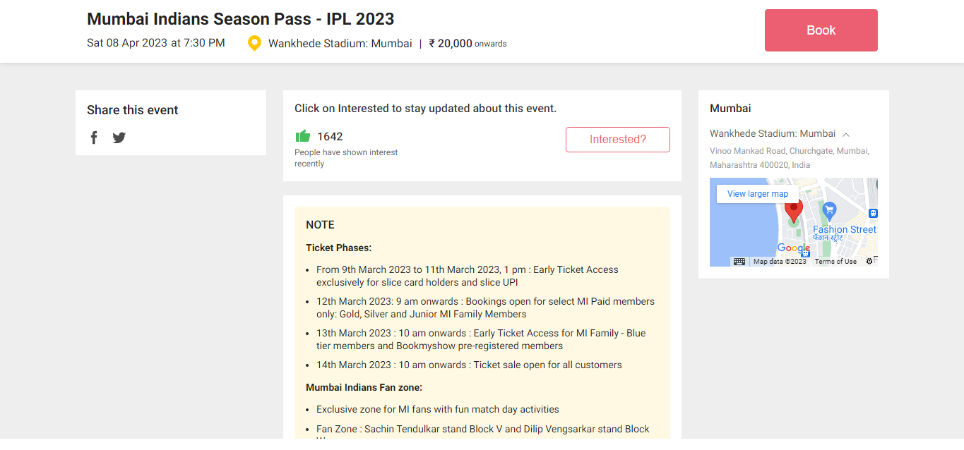 Bookmyshow Ipl Tickets 2024 Nessy Adelaida