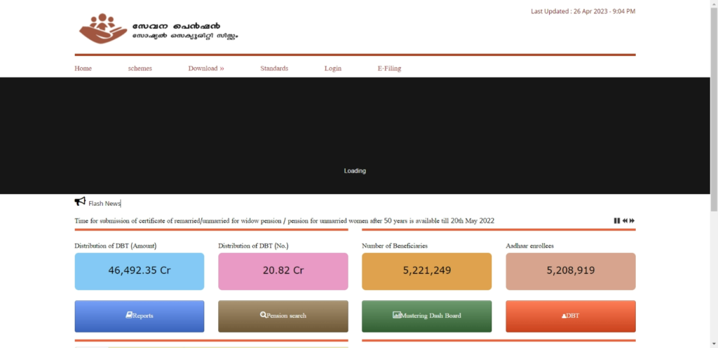 Sevana Pension Registration 2024 Status Login DBT Module   Sevana Welfare Pension Search 2024 DBT Module 1024x497 