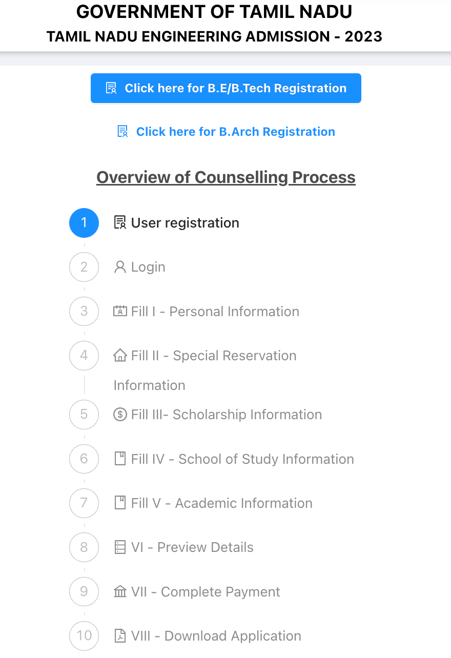 TNEA Registration