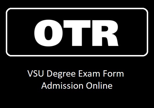 VSU Degree Exam Form, Admission